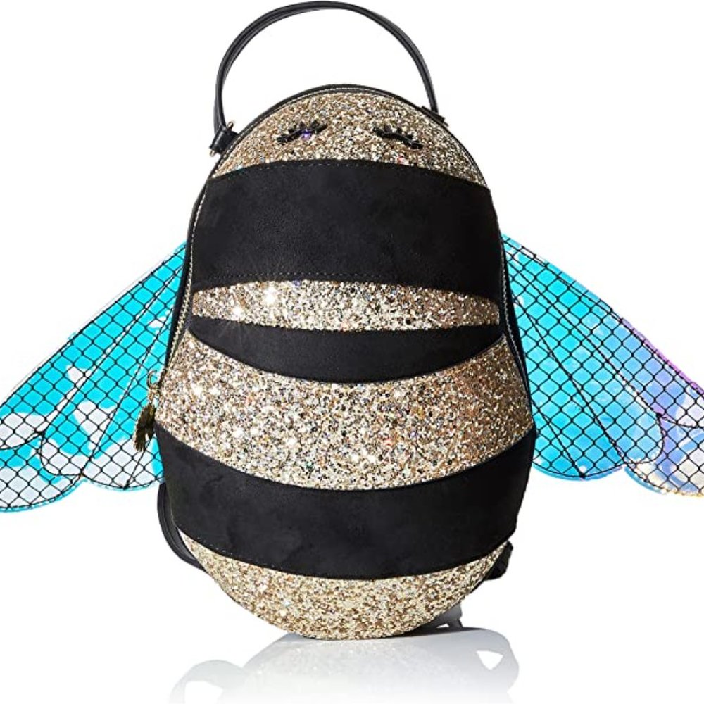 LAST ONE Betsey Johnson Honey Bumble Bee Crossbody Bag Backpack